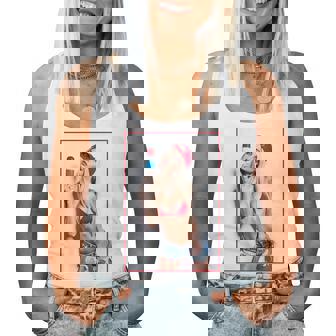 Sexy Girl グラフィックtシャツ セクシーアイスポップピンナップ 3 バックプリント レディースタンクトップ - Kawaiitshirt