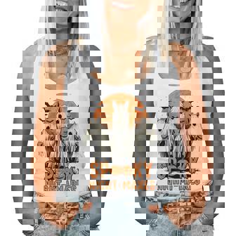 Spooky Night-Mares Halloween Horse Ghost Spooky Season Women Tank Top - Thegiftio