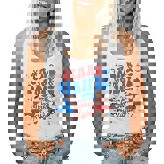 Stars Stripes And Rights Retro Feminist 4Th Of July Women Tank Top - Thegiftio