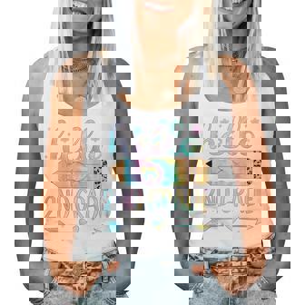 Tie Dye 2Nd Grade Back To School Hello Second Grade Teacher Women Tank Top - Thegiftio