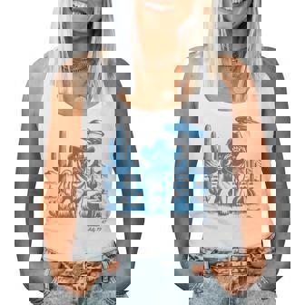 Ufo Western Pug Cowboy Cactus Desert Cowgirl Mom Dad Pet Women Tank Top - Thegiftio