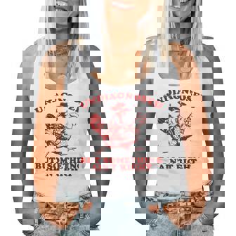 Undiagnosed But Something Ain't Right Raccoon Chicken Women Tank Top | Mazezy