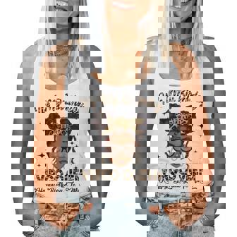 Virgo Queen Messy Bun Zodiac It's My Birthday Woman Girl Women Tank Top - Thegiftio