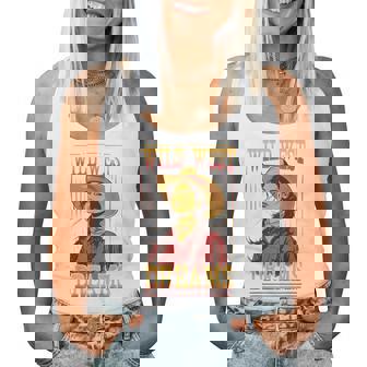 Wild West Dreams Country Western Cowgirl Rodeo グラフィック レディースタンクトップ - Kawaiitshirt