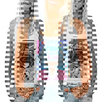 かわいいアニメの女の子 長袖tシャツ レディースタンクトップ - Kawaiitshirt