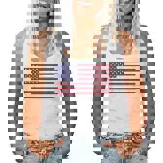 アメリカの国旗 アメリカの愛国心 アメリカの男性 女性 子供 アメリカの国旗 レディースタンクトップ - Kawaiitshirt