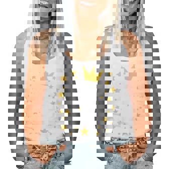 キッズ 誕生日 数字 5歳 男の子 女の子 キング クイーン レディースタンクトップ - Kawaiitshirt