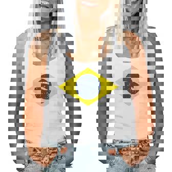 グリーン ブラジル国旗 サッカー ファン 男性 女性 男の子 女の子 キッズ レディースタンクトップ - Kawaiitshirt