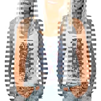 シャーク ワイフ 東京 アニメ ワイフ 女の子 かわいい カワイイ 漫画 レトロ 長袖tシャツ レディースタンクトップ - Kawaiitshirt