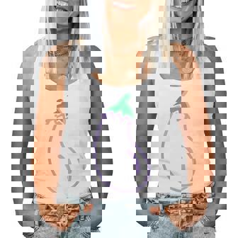 ナス 衣装 野菜 ビーガン 大人 女性 男性 子供 レディースタンクトップ - Kawaiitshirt