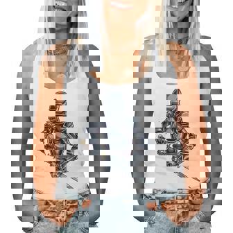 中世の兵士 騎士 戦士 ギフト 男性 女性 子供 男の子 レディースタンクトップ - Kawaiitshirt