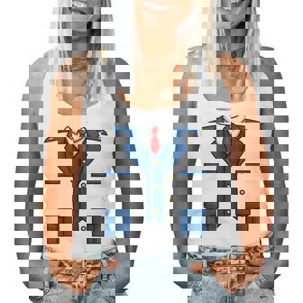 子供の男性、女性、列車の運転士の車掌衣装 レディースタンクトップ - Kawaiitshirt