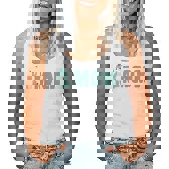 恐竜 かわいい 恐竜好き 家族 お揃い 親子ペア 親子コーデ 家族写真 お母さん 母 はは ママ I'm Mom レディースタンクトップ - Kawaiitshirt