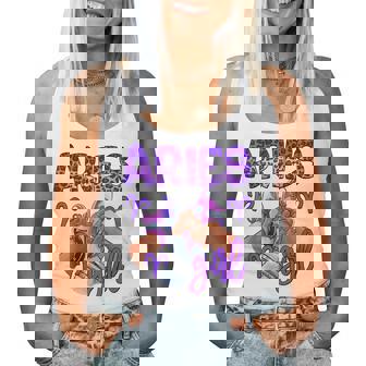 牡羊座 女の子 誕生日 星座 スニーカー ネイル 誕生日 レディースタンクトップ - Kawaiitshirt