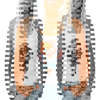 犬とペットへの愛をお祝いしましょう男性、女性、子供に。 レディースタンクトップ - Kawaiitshirt