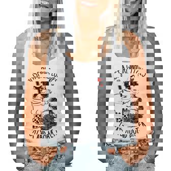 猫が大好きな女の子とボバティーラグドール猫好き レディースタンクトップ - Kawaiitshirt