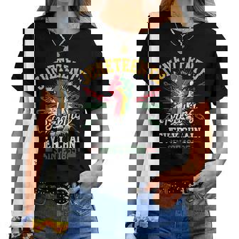 1865年以来、すべてのチェーンを破る 女性 男性 Junenth Freedom レディースTシャツ - Kawaiitshirt