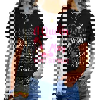 47歳の誕生日 ハイヒール A Queen Was Born In 5月 1978 レディースTシャツ - Kawaiitshirt