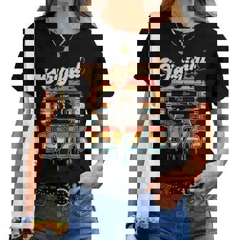 50Th Birthday Retrointage 1975 Man Woman T-shirt Frauen - Seseable