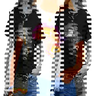 African American Boyunflower Melanin History Month レディースTシャツ - Kawaiitshirt