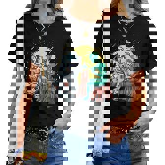 Alien Tatuado Astronauta Ink Tattoo Artista Del Tatuaje Cuello Camiseta de mujer - Regaloses