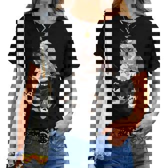 I Am Looking At You 面白い チワワ ポケット犬 お母さん 恋人 レディースTシャツ - Kawaiitshirt