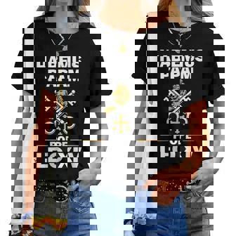 Atican Pope Leo Xiv Habemus Papam T-shirt femme - Cadeauxyz