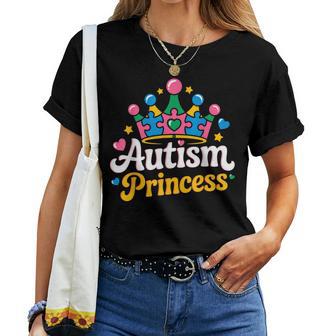 Autismeensibilisation À L'autisme Princesse Autisme Fille Enfants Fille T-shirt femme - Cadeauxyz