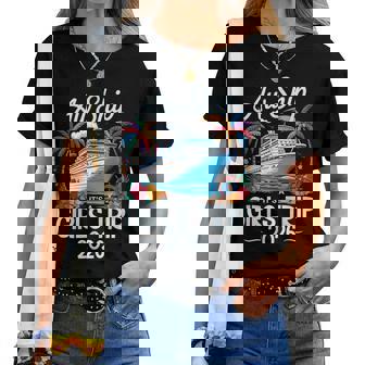 Awhip It's A Girls Trip 2026 マッチング クルーズ旅行 バケーション レディースTシャツ - Kawaiitshirt