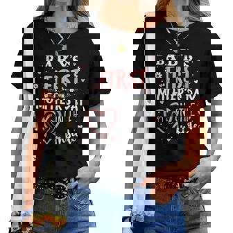 Baby's First Mother's Day On The Inside Pregnant Mom Mommy Women T-shirt | Mazezy