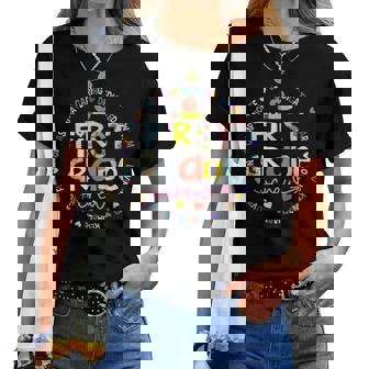 Back To School First Grade Crew Teacher Squad Matching Women T-shirt | Mazezy