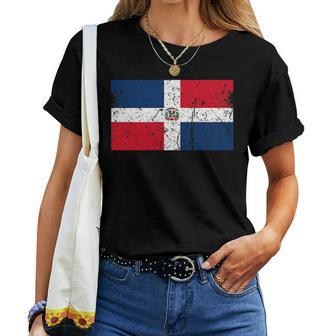 Bandiera Della Repubblica Dominicana Grafica Per Uomini Donne E Bambini Maglietta da donna - Novitaregali