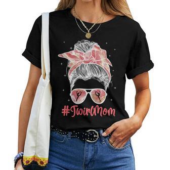 Baton Twirling Mom Of A Baton Twirler Baton Twirling Mama Women T-shirt - Thegiftio UK
