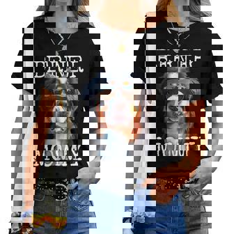 Berner Mommyバーニーズマウンテンドッグ ママ 犬 ママ 母の日 バーニーズマミー レディースTシャツ - Kawaiitshirt