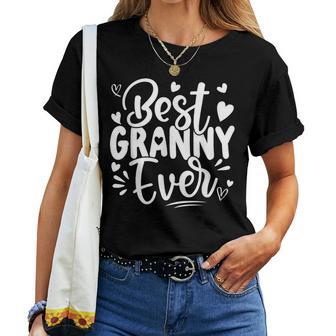 Best Granny Ever Heart Mama Grandma Mother's Day Women Women T-shirt - Thegiftio UK