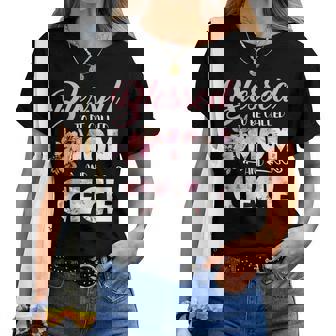 Blessed To Be Called Mom And Cece Flowers Idea Women T-shirt - Thegiftio