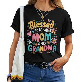 Blessed To Be Called Mom Grandma Women Women T-shirt - Thegiftio UK