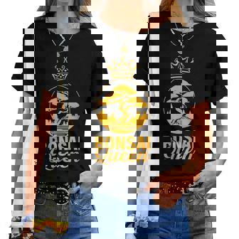 Bonsai Queen Penjing Penzai Bonsai 盆栽 レディースTシャツ - Kawaiitshirt