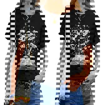 Bookpace Reading Lover Teacher Bookworm Librarian Reader レディースTシャツ - Kawaiitshirt