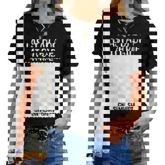 Bruh It's My Last Day Of 4Th Grade Graduation Sign My Women T-shirt | Mazezy