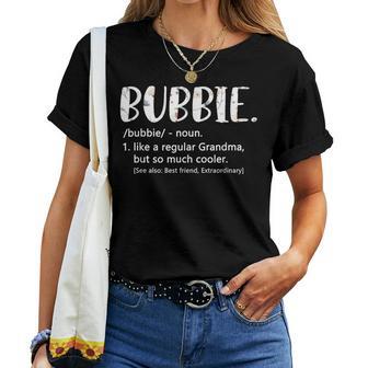 Bubbie For Idea Cute Grandma Bubbie Women T-shirt - Thegiftio UK