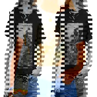 Cat T-Rex Bigfoot Ufo Selfie Women Women T-shirt | Mazezy