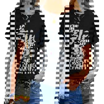 Cette Fille Aime Les Éléphant Éléphant Mignon T-shirt femme - Cadeauxyz