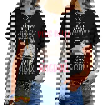 Chat Ragdoll Drole Filleie Avec Un Ragdoll T-shirt femme - Cadeauxyz