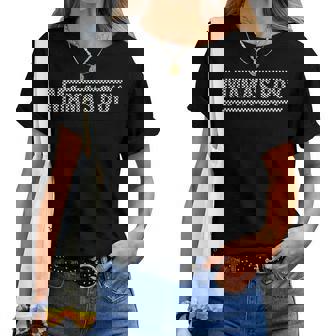 Checkered Mama's Boy For Boy Mom Mother's Day Women T-shirt | Mazezy