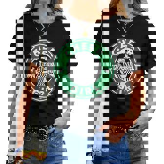 Cheer Girl 面白いチアリーダーグラフィック 女の子用 レディースTシャツ - Kawaiitshirt