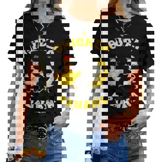 Chicken Banana Lustiges T-shirt Frauen - Geschenkecke