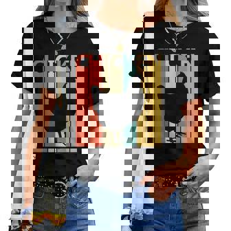 Chicken ニワトリ 動物 レディースTシャツ - Kawaiitshirt