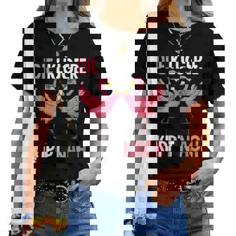 Damen Die Klügere Kippt Nach Malle Mädels Jga Flamingo T-shirt Frauen - Geschenkecke