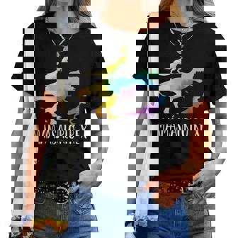 Dia De La Madre Mamásaurio Rex Mejor Mama Camiseta de mujer - Regaloses